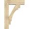 Ekena Millwork Merced Block Rough Sawn Bracket w/ Offset Brace, Douglas Fir, 8"W x 28"D x 40"H BKT0806X28X40MRC05RDF - alternate 3
